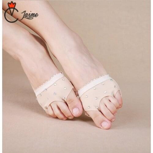 Three-hole hot drilling foot set belly dance fitness practice shoes belly dance practice foot cover for Ballet / Belly Dance