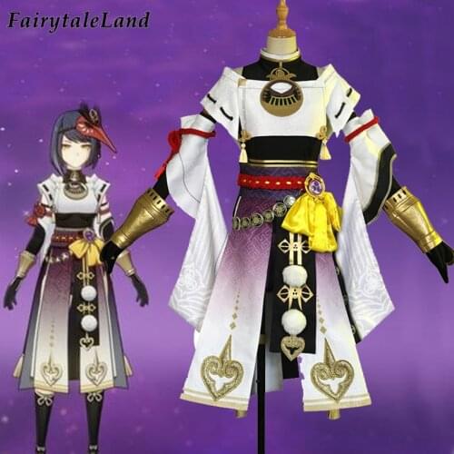 Genshin Impact Kujo Sara Cosplay Costume Carnival Halloween Women Hot Game lolita Japan Style Outfit