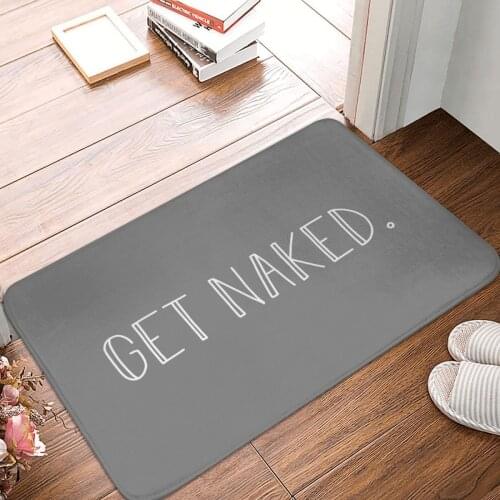 Get Naked Doormat Carpet Mat Rug Polyester Non-Slip Floor Decor Bath Bathroom Kitchen Living Room 40x60