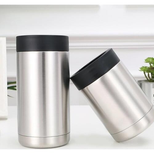 Stainless Steel Beer Cold Keeping Cup 12oz Double Wall Vacuum Insulated Can Beverage Drinks Bottle Cooler