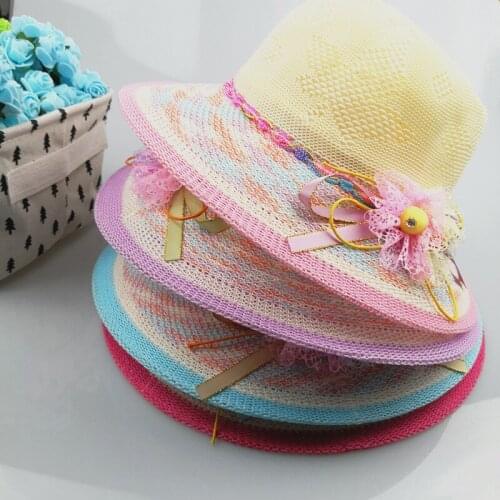 4-10 Year Childrens summer lovely sun hat breathable and refreshing