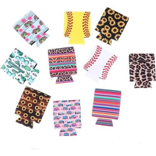 Beer Sleeves Camping Can Cup Soda Cover Neoprene Drink Cooler Portable Bottle Outdoor Sleeve For Party Wedding Birthday