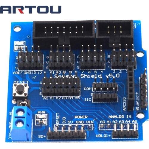 Sensor Shield V5.0 sensor expansion board UNO MEGA R3 V5 for Arduino electronic building blocks of robot parts
