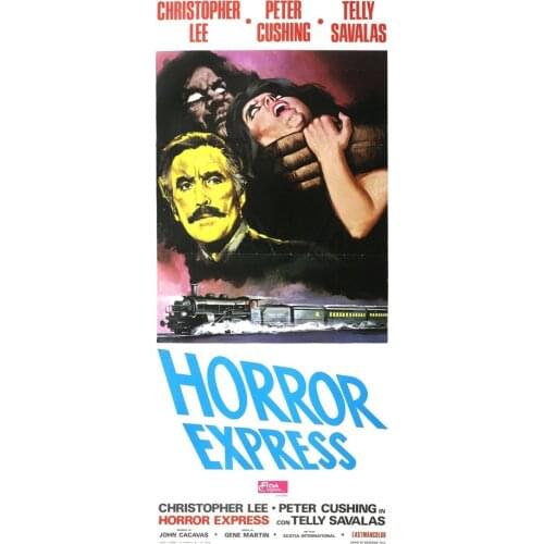 Horror Express Horror Movie Film Retro Vintage Kraft Poster Decorative Wall Sticker Canvas Painting Home Decor Gift