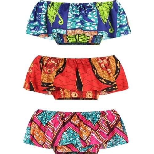 Summer African Clothes Women Elastic Casual Tops African Dashiki Print Ethnic T Shirt Women Shoulder Off Sexy Crop Top