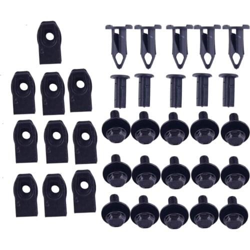 Car Body Fender Bumper Shield U-nuts Clips Rivets Bolt Screw Accessories Fit For Nissan 350z 370z Infiniti G35 G37 FX35 FX45