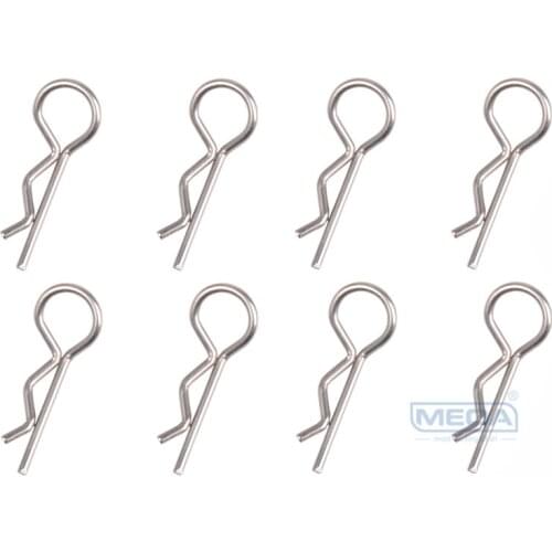 8pcs/set R Pin Wltoys RC Car Spare parts K939-49 Car Shell Folder R-Type Pin 1.1*22.2mm Large R Pin B Pin for 12402/12403/12404