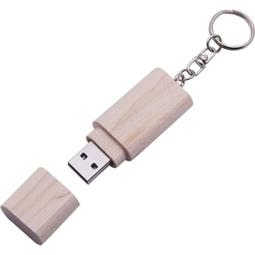 Wooden Pen drive Round 4GB 8GB 16GB 32GB 64GB USB Flash Drive usb 2.0 Memory Stick For Photography custom logo