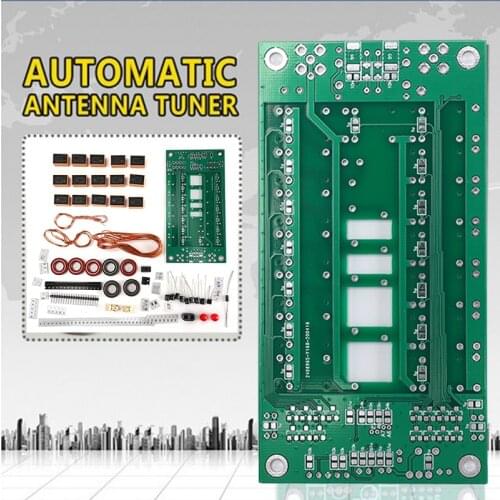 Antenna Coupler ATU-100 DIY Kits 1.8-50MHz ATU-100 Mini Automatic Antenna Tuner by N7DDC 7x7 + 0.96In OLED Firmware Programmed