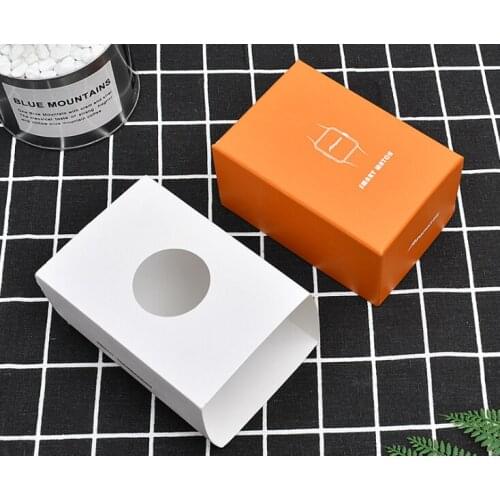 Fast delivery Custom logo cardboard paper donut packaging boxes with clear window ---XP0797