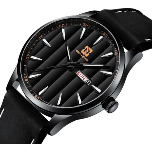 Top Brand Luxury Mens Watches Male Clock Week Date Sport Military Clock Silicone Strap Quartz Business Men Watch Reloj Hombre