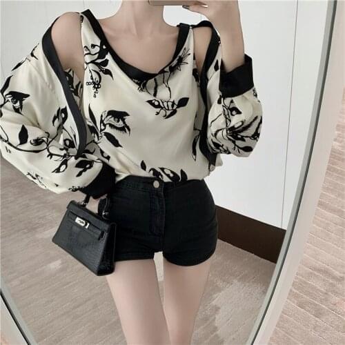 Женские рубашки с принтом Comelsexy China At AliExpress