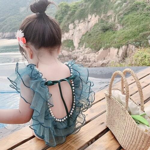 DancingBear Children's One-piece Swimwear