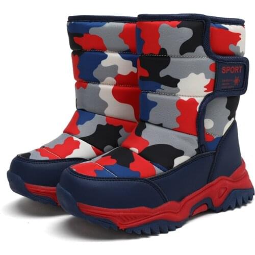 Kids Boots Unisex Children Snow Boots For Boys Sneakers Winter Kids Snow Boots Sport Fashion 2021 New Girl Cotton Shoes