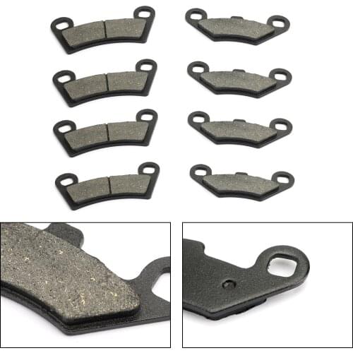 Artudatech Front & Rear Brake Pads For Polaris Razor RZR 800 S 570 EPS 2013 2014 Parts