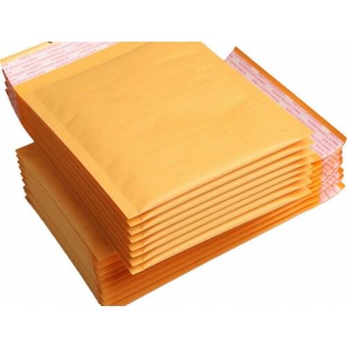 Large Paper Bubble mailer Envelopes Bags Mailers Padded Shipping Envelope Yellow Kraft Mailing For Business Supplies packaging