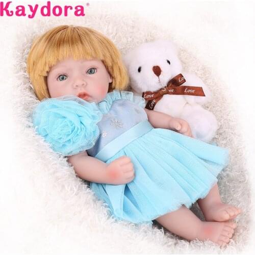 Reborn Baby Full Vinyl Mini Cute lol Handmade 10 Inches Realistic 25cm Reborn bebe Dolls Toy lol Gift For Children Kids Kaydora