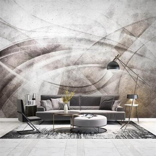 Custom Mural Wallpaper For Walls 3D Abstract Lines Wall Decoration Painting Waterproof Canvas Modern Living Room TV Background