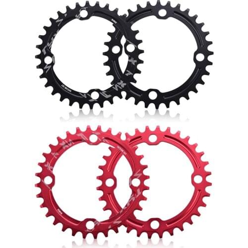 New 104BCD Round Narrow Wide Chainring MTB Mountain bike bicycle 104BCD 32T 34T 36T 38T crankset Tooth plate Parts 104 BCD