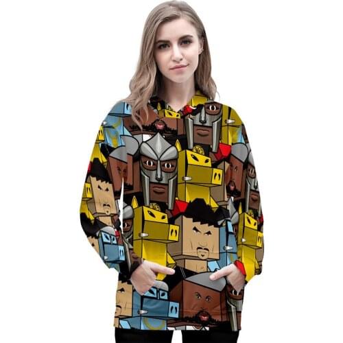 2021 New Creative MF DOOM Men Women Hoodies Sweatshirt Harajuku 3D Printed Pattert Cute Pullovers Fashion Autumn Clothes