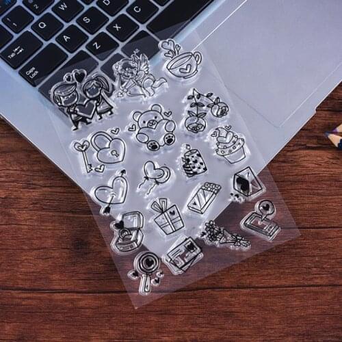 Landscape painting Transparent Clear Stamps / Silicone Seals Roller Stamp for DIY scrapbooking photo album/Card Making