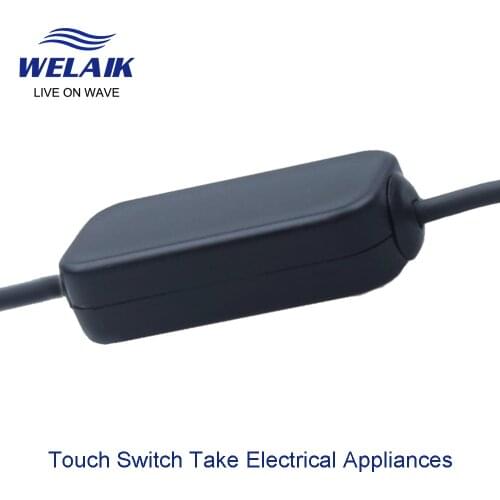 WELAIK Touch switch to take electrical low-power bulb Savior-Of The-Low-wattage-LED Lamp-Black Plastic-Materials-LA101
