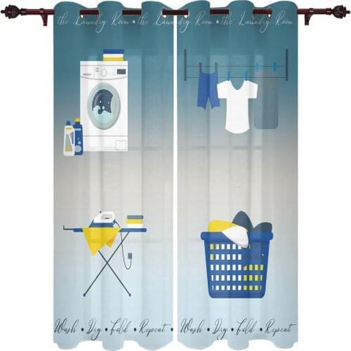 Baby Bedroom Curtains Washing Machine Clothes Living Room Hanging Curtains Balcony Kitchen Study Modern Window Treatments