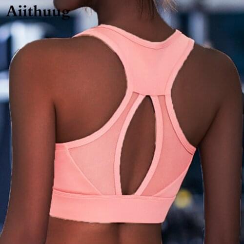 Aiithuug Women High Impact Sports Bras Criss Cross Back Sexy Running Bra for Plus Size Womens Workout Sports Bra High Impact