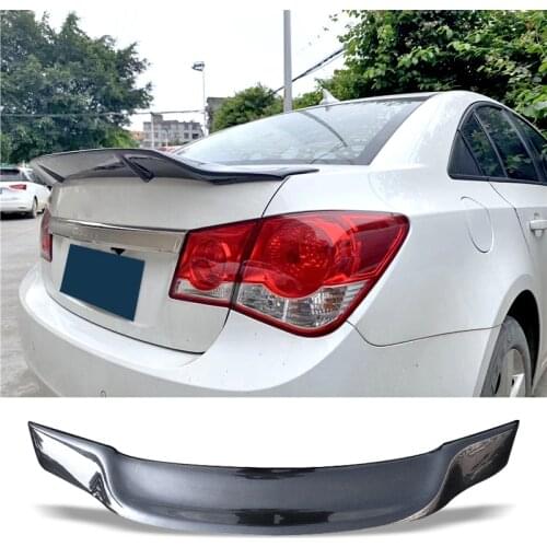 Car Trunk Spoiler Carbon Fiber FRP Auto Rear Trunk Wing R Style Refit Accessories Spoiler For Chevrolet Cruze 2009-2014