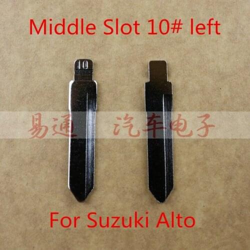 Middle Slot NO. 10 Key Blade For Suzuki Alto Flip Key Blade, Origin Car Blank Key Blade