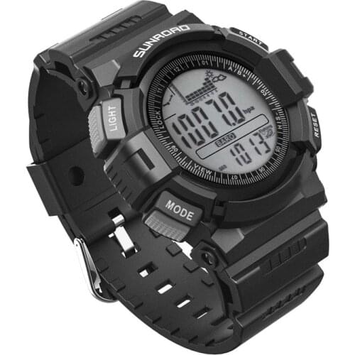 Sunroad smart sports fishing watch with altimeter waterproof men wristwatch suitable fishing gear equipemtn fans