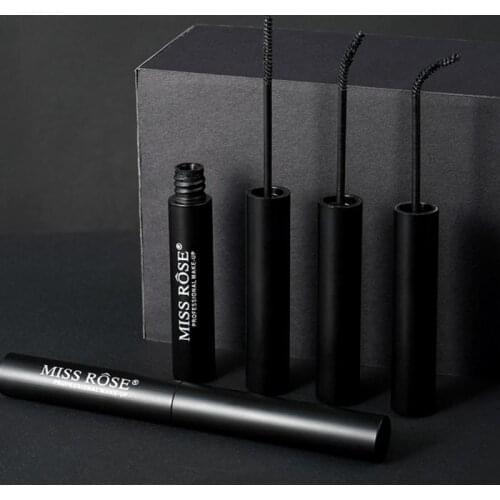 Fine Brush Mascara Super Slim Brush Eye Makeup Waterproof Anti-sweat No Dizzy Lasting Black Curling Thick Mascara Makeup TSLM1