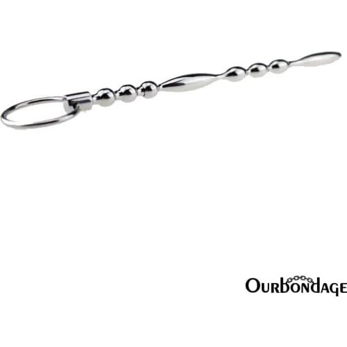 Ourbondage Stainless Steel Magic Wand Shape Urethral Catheter Chastity Penis Insert Dilator Penis Sounding Sex Toy For Men