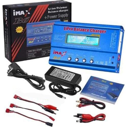 IMAX B6 80W Battery Charger Lipo NiMh Li-Ion Ni-Cd Digital RC B6 Lipro Balance Charger Discharger + 12V 5A Adapter