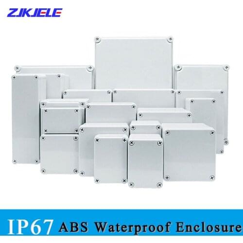 IP67 Outdoor Waterproof Mounting Box Plastic Enclosure Project Instrument Junction Case ABS Safe Boxes for Electronics Housing
