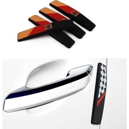 Car Door Edge Guards Trim Molding Protection Scratch Strip Silane Auto Rearview Mirror Anti-collision Protector Rubber Sticker