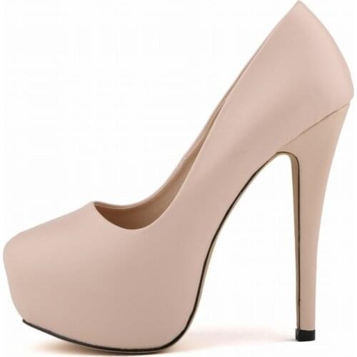 2021 Sexy High Heels Women Pumps Fashion Super 14cm Platform Red Wedding Casual Thin Womens Shoes Large Size