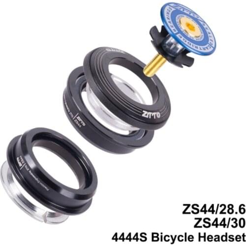 ZTTO MTB Bike Road 4444S Headset 44mm 1-1/8" 28.6mm Straight Tube Fork Mountain Bike Frame Low Profile Semi-integrated ZS44