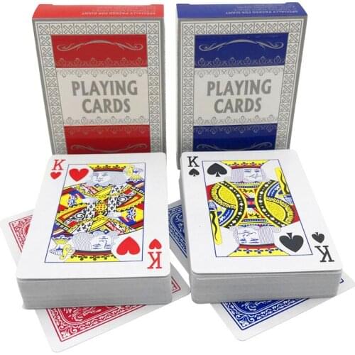 10 Set/Lots Little Letters Texas Hold'em Baccarat Paper Playing Cards Smooth Poker Club Deck Board Games 2.48*3.46 inch qenueson