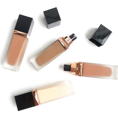 22 Colors Whitening and Concealer Liquid Foundation Private Customized Base Makeup Bulk Wholesale Makeup