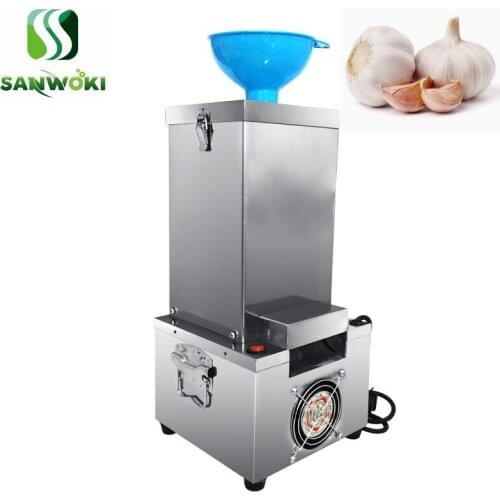 Commercial Stainless steel Dry Garlic Peeling Machine electric garlic peeler 24kg/h dry garlic decorticator sheller machine