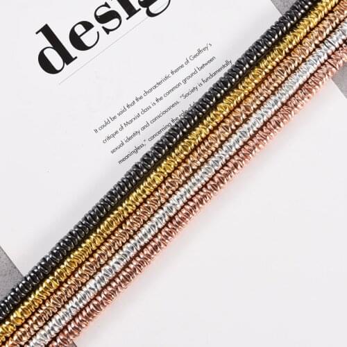 Natural Stone Hematite Loose Spacer Beads for Jewelry Making Diy Necklace 6mm