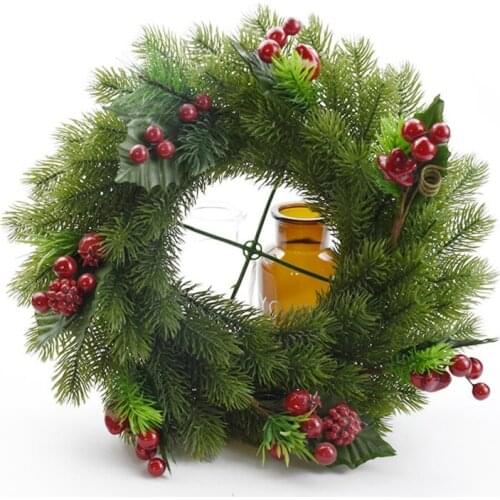 DIY Plastic Christmas Garland Christmas Garland Decoration Hanging Christmas Tree Decoration Home Window Wall Pendant