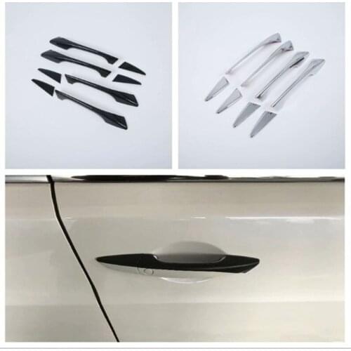 For Acura TLX 2018 Car Door handle Bar Trim Cover ABS Car Styling Moldings Decoration Auto Accessories