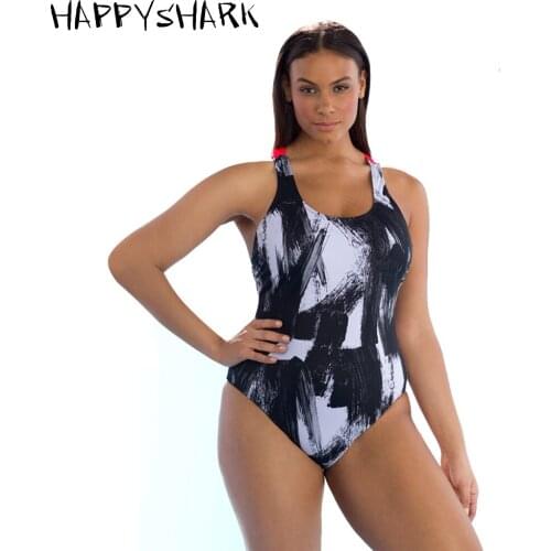 HAPPYSHARK Black And White Swimwear