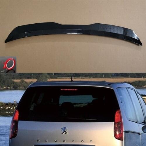 Use For Peugeot 807 2001 Year Roof Spoiler Carbon Fiber Look Accessories Body Kit