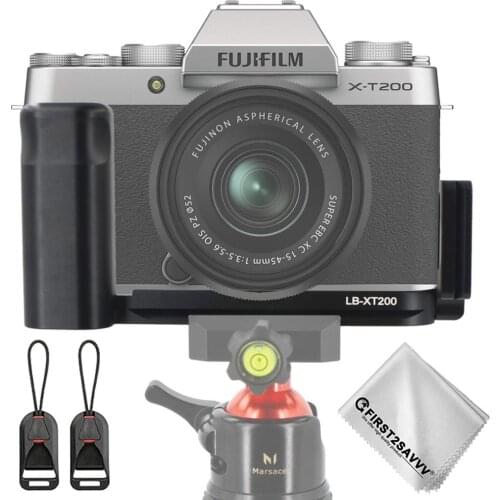 Camera L Plate Bracket Arca Swiss Tripod Head Holder LB Hand Grip for Fujifilm X-T200 XT200