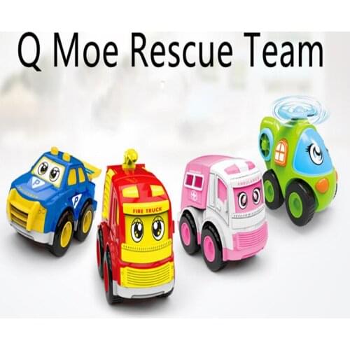 Model Car Childrens Cartoon Mini Inertia Car Set Puzzle Hand-eye Coordination Baby Creative Gift Giveaway Toy Car