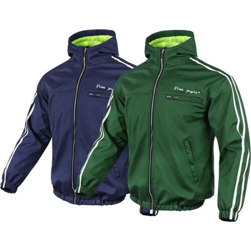 Motorcycle locomotive riding suit racing suit cotton sweater casual fall season coat winter oxford jacket