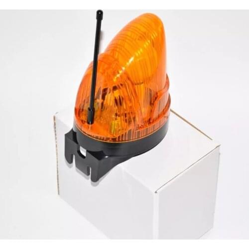 24V 265v outdoor Antenna LED Alarm Light Strobe Flashing Emergency Warning Lamp wall mount for Gate Opener no sound